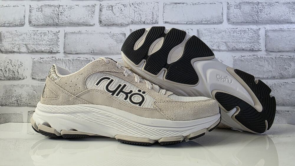 Ryka Women's DEVO X MAX Walking Sneakers Shoes Snowtaup White Ivory NEW Sz 9.5W